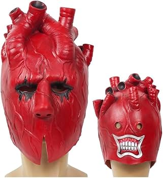 Amazon.co.jp: ドロヘドロ 仮面 カイマン 心 しん お面 コスプレ道具